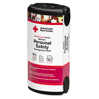 First Aid Only American Red Cross Personal Safety Pack for One Person, Nylon Backpack (FAORC622)