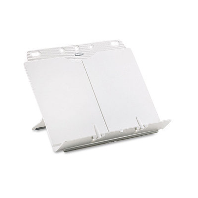 Fellowes BookLift Copyholder, One Book/Pad Capacity, Plastic, Platinum (FEL21100)