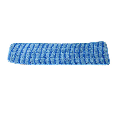 Microfiber Scrubbing Wet Mop 18" Blue, 1 Each (LWBS18)
