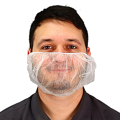 Poly Beard Cover White 1000/cs, Case Of 1000 (MBC-1000/W)