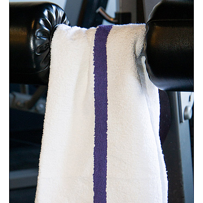 Power Gym Bath Towel 22x44 Blue Stripe, Case Of 60 (P-PWR-2244-6BCS)
