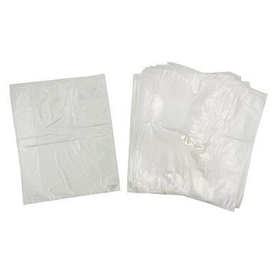 HOSPECO Poly Liner Bags, Natural, 12 Microfiber, 10"x4"x12", 500/cs, Case Of 500 (LBM500HD)