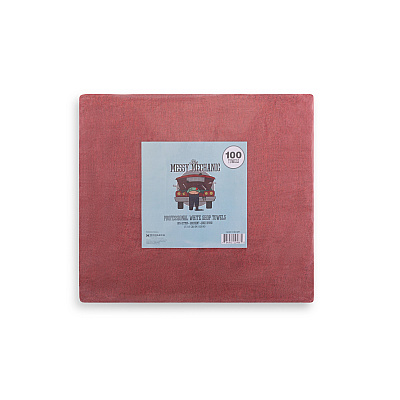 Messy Mechanic Shop Towels 100 Pack 12x14 Red, Case Of 600 (SHOP-100-RD)