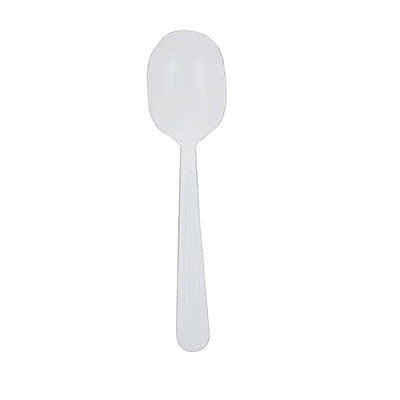 Heavy Weight Polypropylene Unwrapped Soup Spoon, White (1000 Per Case), Case Of 1000 (CPPHWSSBKW1)