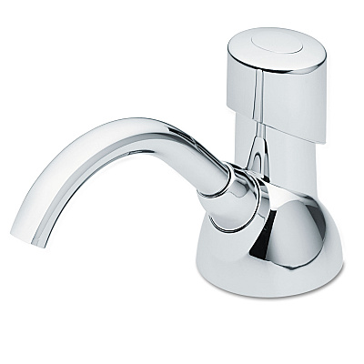 GOJO CX Counter Mount Foam Soap Dispenser, 1,500 mL/2,300 mL, 4.5 x 11.88 x 4.5, Chrome (GOJ850001)