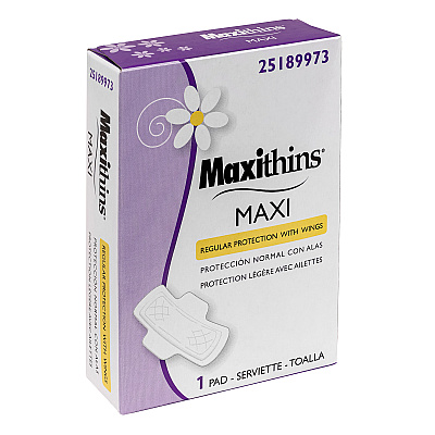 Pad Maxi With Wings, Case Of 250 (25189973)