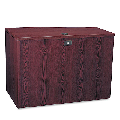 HON 10500 Series Curved Return, Right, 42" x 18" to 24" x 29.5", Mahogany (HON105817RNN)