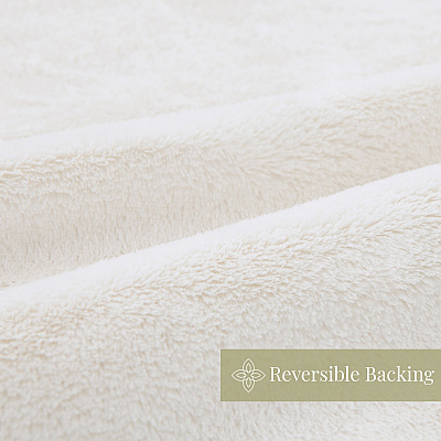 Aston & Arden Cottontail Faux Fur Throw 50x70 Ivory, Case Of 3 (TH-FF-5070-IV)