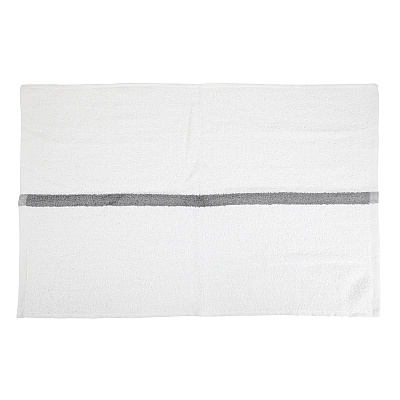 Power Gym Hand Towel 16x27 Gray Stripe, Case Of 120 (PWR-1627-3GYCS-CS)