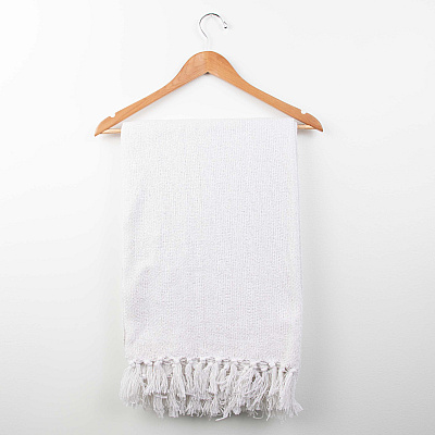 Common Ground Throw 50x70 White, Case Of 12 (THROW-50X70-WH-CS)