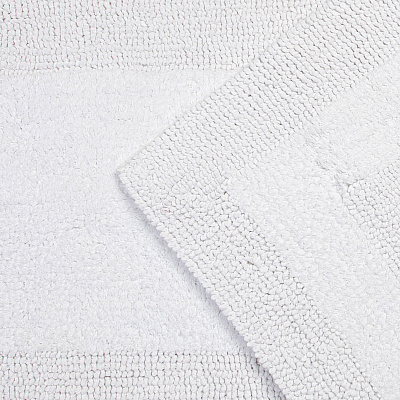 Provence Bath Rug 17x24 Border Design White, 1 Each (PROV1724-WH)
