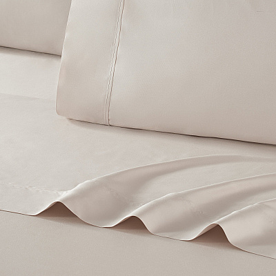 Aston & Arden Bamboo Sheet Set Cali-king Tan, 4 Piece Set (SS-BBCALKG-TN)