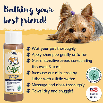 Bobbi Panter Signature Outdoor Dog (charlie Dog) Shampoo (13 Oz), Clove Oil, Lavender Oil, Cedarwood Oil, Citronella, Case Of 12 (BP00090-CS)