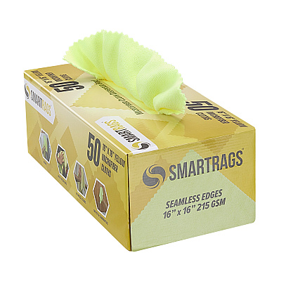 Smartrags Xl Microfiber 35 Gram 16x16 Yellow, Pack Of 50 (PNP-M931-Y)
