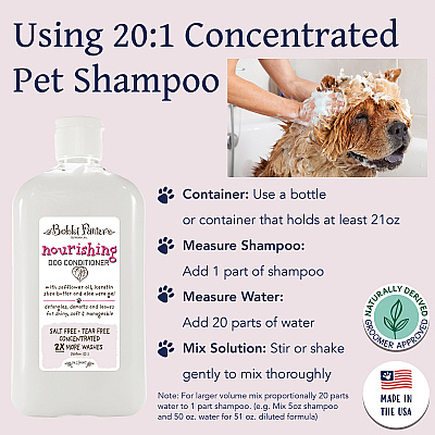 Bobbi Panter Botanicals Nourishing Dog Conditioner Shea Butter (14 Oz), 14 Oz Bottle (BP00076)
