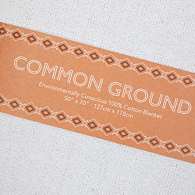 Common Ground Throw 50x70 White, Case Of 12 (THROW-50X70-WH-CS)