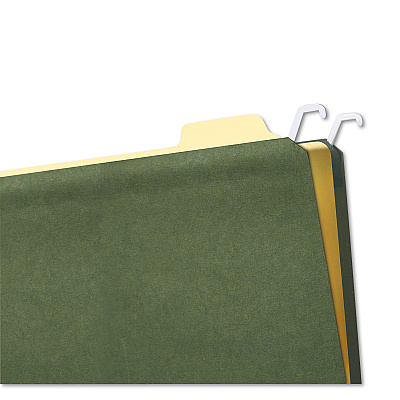 find It Hanging File Folders with Innovative Top Rail, Legal Size, 1/4-Cut Tabs, Standard Green, 20/Pack (IDEFT07043)