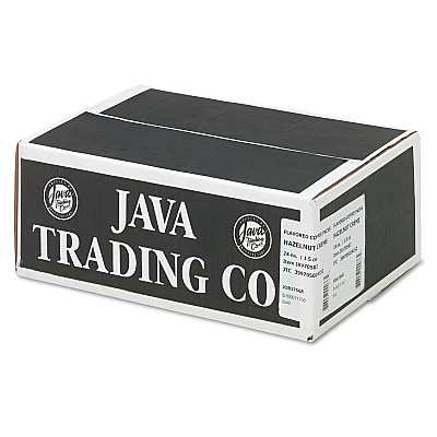 Distant Lands Coffee Coffee Portion Packs, 1.5oz Packs, Hazelnut Creme, 24/Carton (JAV705024)