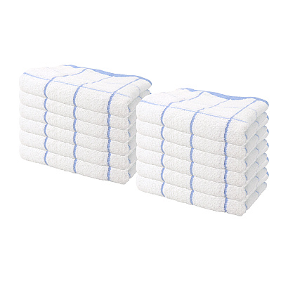 Cooks Linen Kitchen Towel 15x25 Blue, Case Of 144 (KT-BLUE-CS)