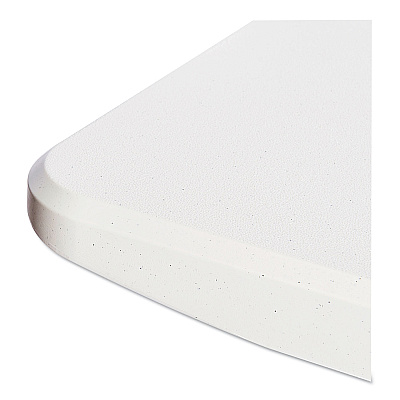Alera Resin Rectangular Folding Table, Square Edge, 72w x 30d x 29h, Platinum (ALE65600)