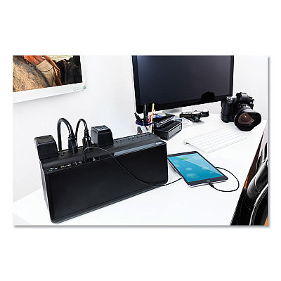APC Smart-UPS 850 VA Battery Backup System, 9 Outlets, 120 VA, 354 J (APWBE850G2)