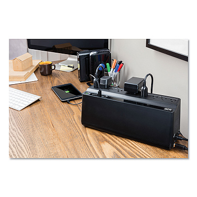 APC Smart-UPS 850 VA Battery Backup System, 9 Outlets, 120 VA, 354 J (APWBE850G2)