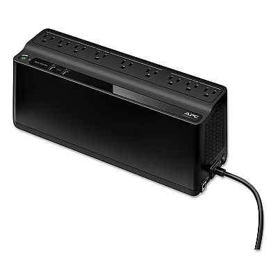APC Smart-UPS 850 VA Battery Backup System, 9 Outlets, 120 VA, 354 J (APWBE850G2)