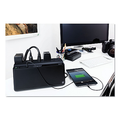 APC Back-UPS 600 VA Battery Backup System, 7 Outlets, 120 VA, 490 J (BE600M1)