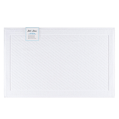 Cotton Bath Mat 24x36 White, Case Of 4 (HH-BM-2436-WH)