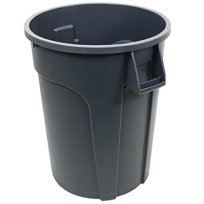 Container 44 Gallon Plastic Gray, Case Of 4 (GC440103)