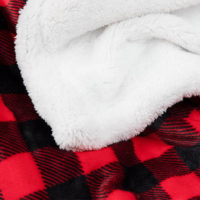 Buffalo Plaid Throw Blanket - Red & Black 50x70, Case Of 12 (THROW-BUFPL-50X70-H-CS)