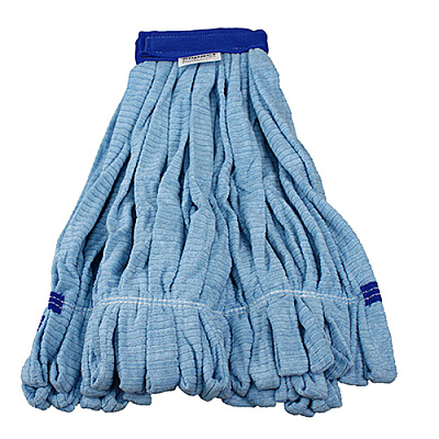 Mop Wet Tube Microfiber Med Blue, Case Of 12 (LF0002)