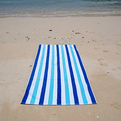 Cabo Cabana Beach Towel 30x70 Navy/blue, Pack Of 4 (PNP-CABOCABANA-NV/BL)