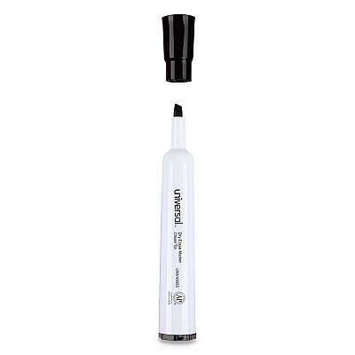Universal Dry Erase Marker Value Pack, Broad Chisel Tip, Black, 36/Pack (UNV43655)