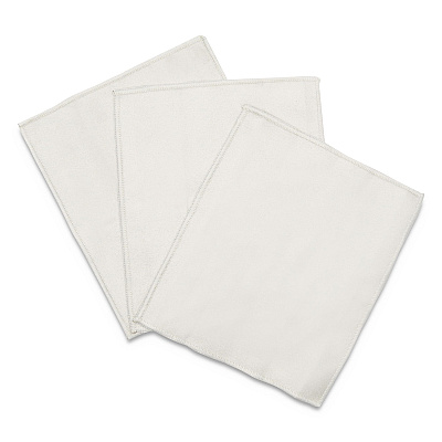 Innovera Microfiber Cleaning Cloths, 6 x 7, Unscented, Gray, 3/Pack (IVR51506)