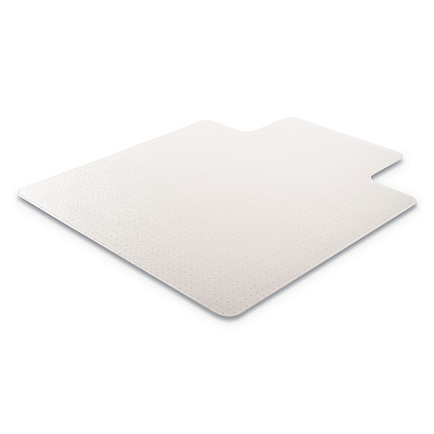 deflecto RollaMat Frequent Use Chair Mat, Med Pile Carpet, Flat, 36 x 48, Lipped, Clear (DEFCM15113)