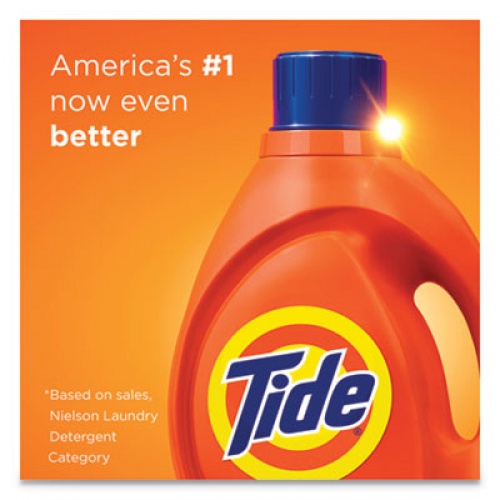 Tide Liquid Laundry Detergent, Original, 96 Loads, 138 oz Pump Dispenser, 4/Carton (40367)