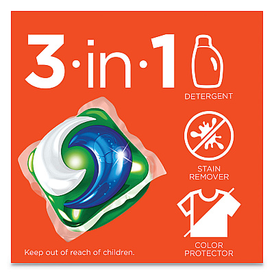 Tide Pods, Laundry Detergent, Clean Breeze, 35/Pack, 4 Pack/Carton (PGC93126CT)