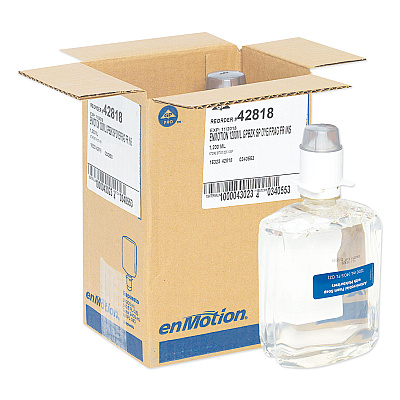 Georgia Pacific Professional GP enMotion Automated Touchless Antimicrobial Foam Soap Refill, Unscented, 1,200 mL, 2/Carton (GPC42818)