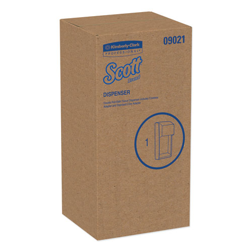 Scott Essential SRB Tissue Dispenser, 6 x 6.6 x 13.6, Transparent Smoke (09021)