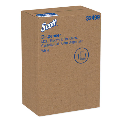 Scott Electronic Skin Care Dispenser, 1,200 mL, 7.3 x 4 x 11.7, White (32499)