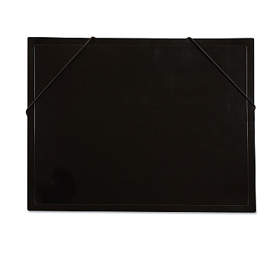 C-Line Rainbow Document Sorter/Case, 5" Expansion, 5 Sections, Elastic Cord Closure, Letter Size, Black/Multicolor (CLI59011)