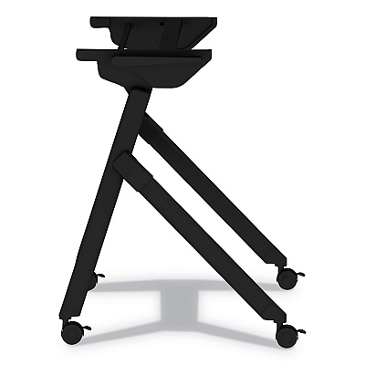 Alera Flip and Nest Table Base, 32.25w x 23.63d x 28.5h, Black (ALEVA7243BK)