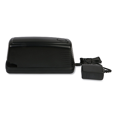 Universal Electric Stapler with Staple Channel Release Button, 20-Sheet Capacity, Black (UNV43122)