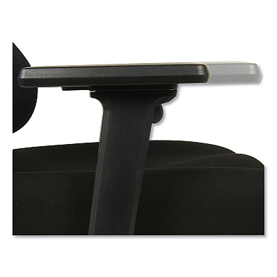 Alera Elusion II Series Suspension Mesh Mid-Back Synchro Seat Slide Chair, Supports 275 lb, 16.34" to 20.35" Seat, Black (ALEELT4218S)