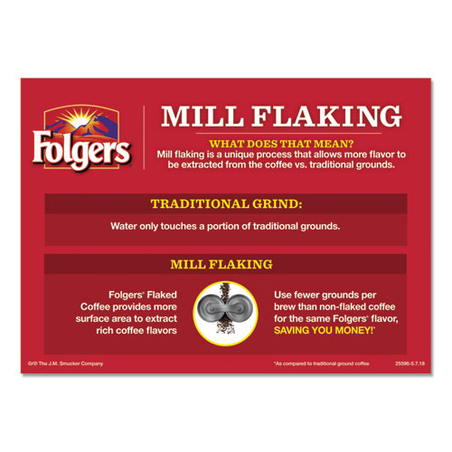 Folgers Coffee Filter Packs, Regular, 1.05 oz Filter Pack, 40/Carton (52320)