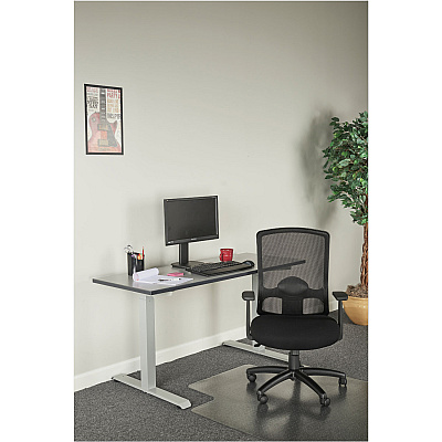 Alera Etros Series High-Back Swivel/Tilt Chair, Supports Up to 275 lb, 18.11" to 22.04" Seat Height, Black (ALEET4117B)