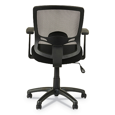 Alera Etros Series Mesh Mid-Back Chair, Supports Up to 275 lb, 18.03" to 21.96" Seat Height, Black (ALEET42ME10B)