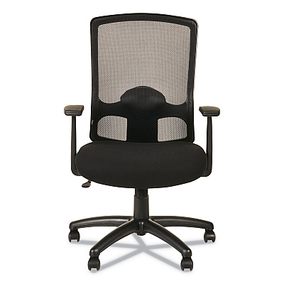 Alera Etros Series High-Back Swivel/Tilt Chair, Supports Up to 275 lb, 18.11" to 22.04" Seat Height, Black (ALEET4117B)
