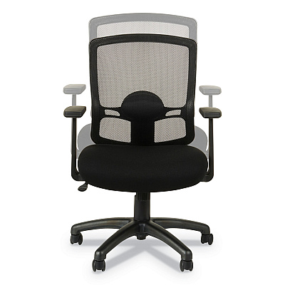 Alera Etros Series Mesh Mid-Back Chair, Supports Up to 275 lb, 18.03" to 21.96" Seat Height, Black (ALEET42ME10B)